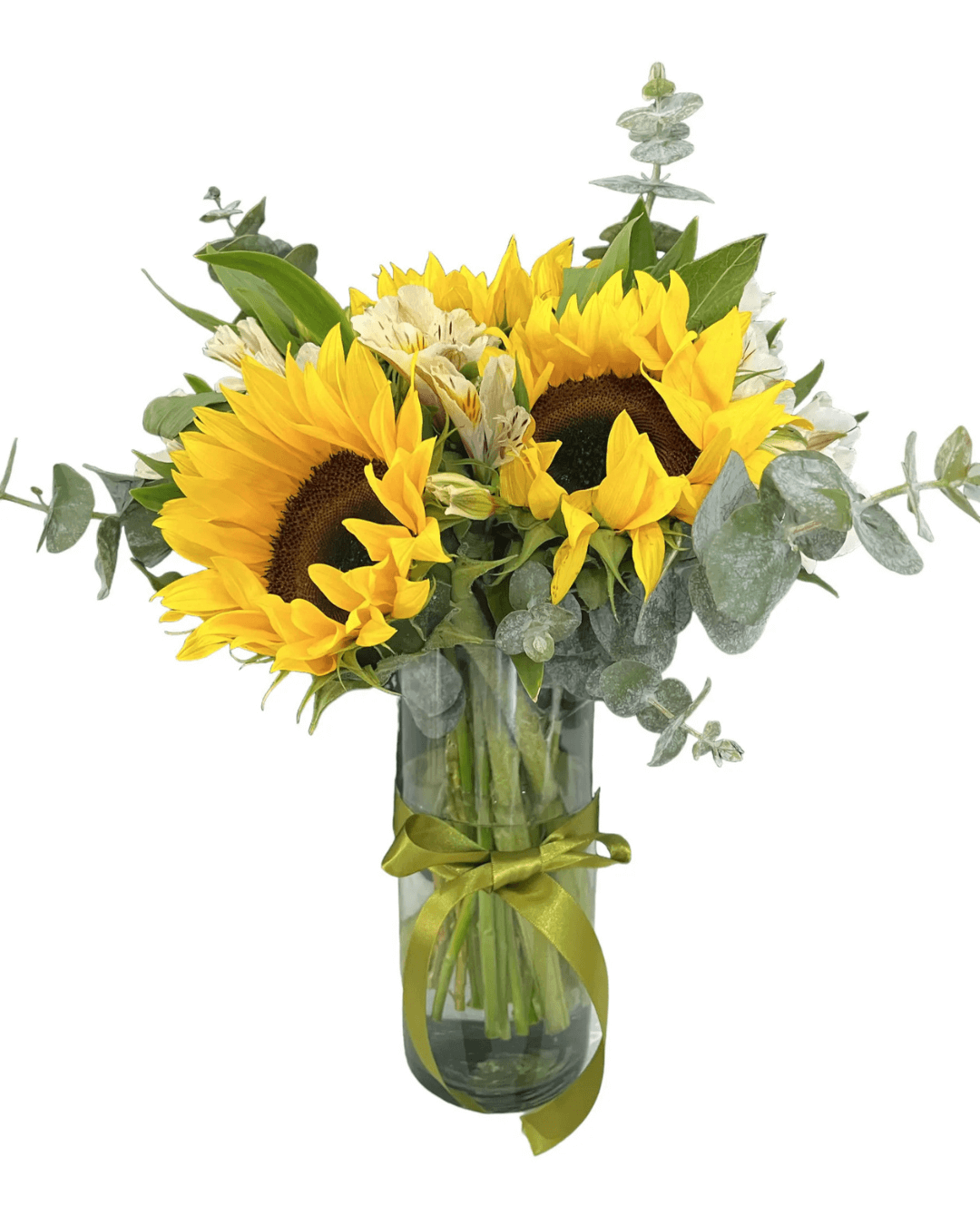 Florify_Producto_Girasoles Y Alstroemerias En Jarrón